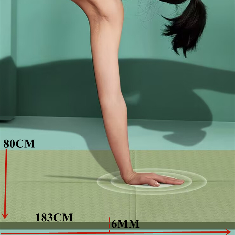 Pilates Yoga Matte - Estera de Yoga plegable antideslizante, 1830