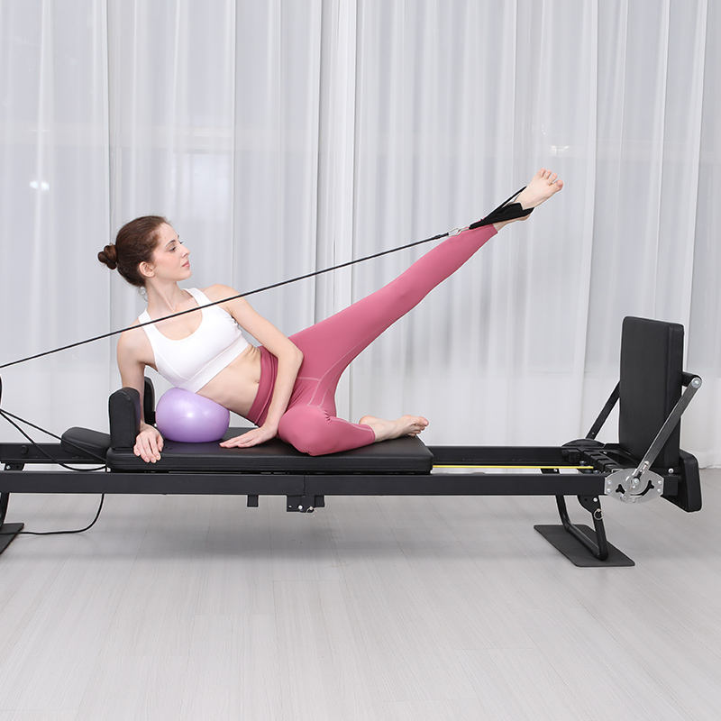 Pilates Yoga Weight Loss - Equipo reformador de Pilates plegable grande,
