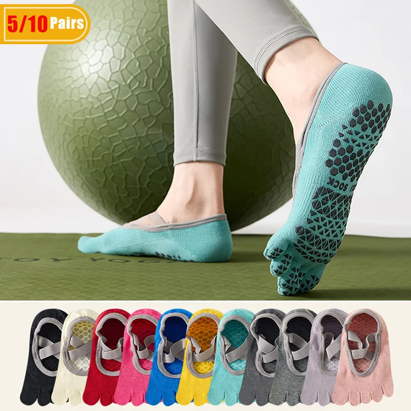Pilates With Yoga - 5/10 Pares de Calcetines de Yoga