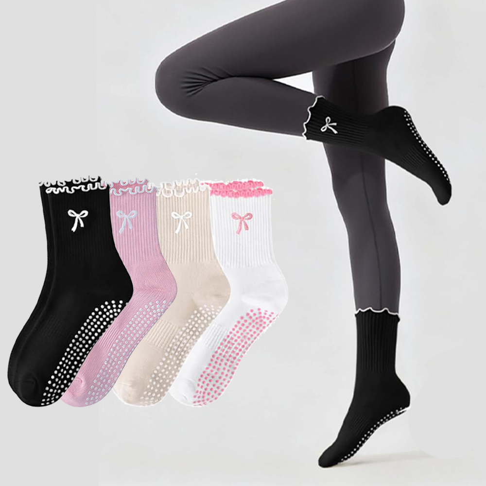 Pilates Yoga Hose - 3 Pares de Calcetines de Pilates