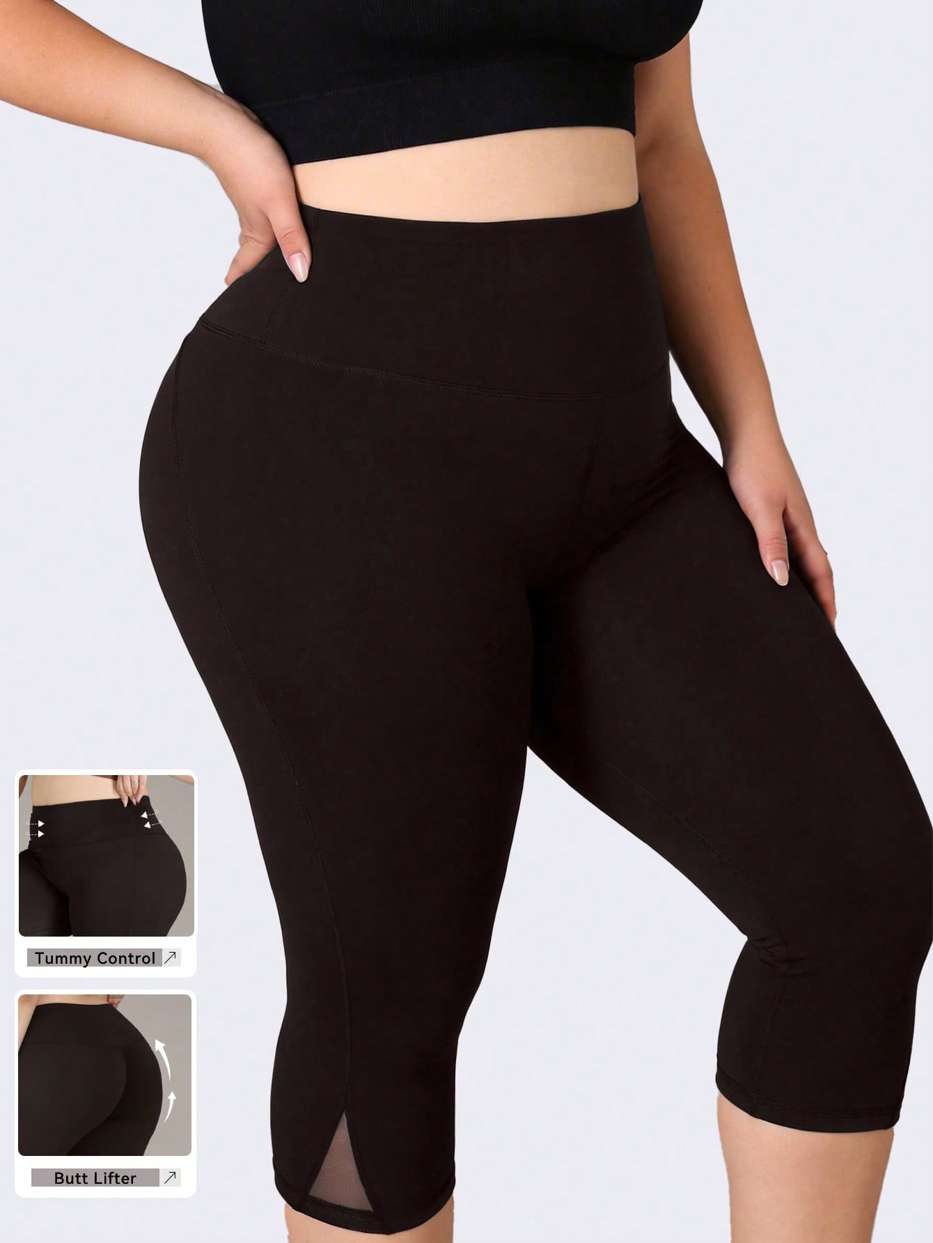 Pilates Yoga Leggings - Leggings de gimnasio de tallas grandes