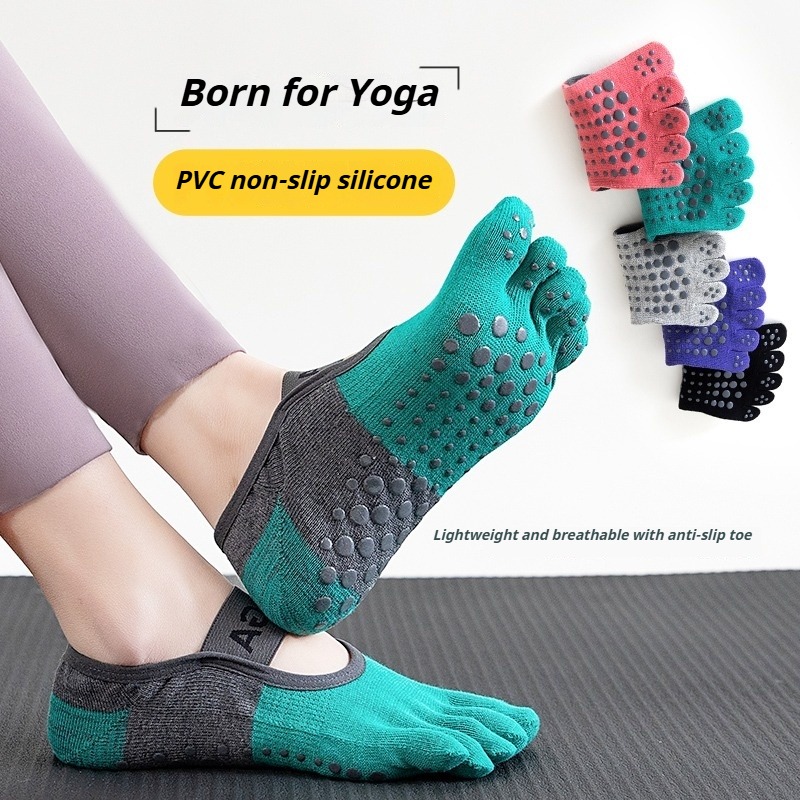 Pilates With Yoga - Calcetines profesionales de Pilates antideslizantes de