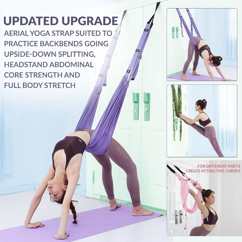 Pilates Yoga Body - Hamaca Ajustable para Yoga Aéreo, Pilates,