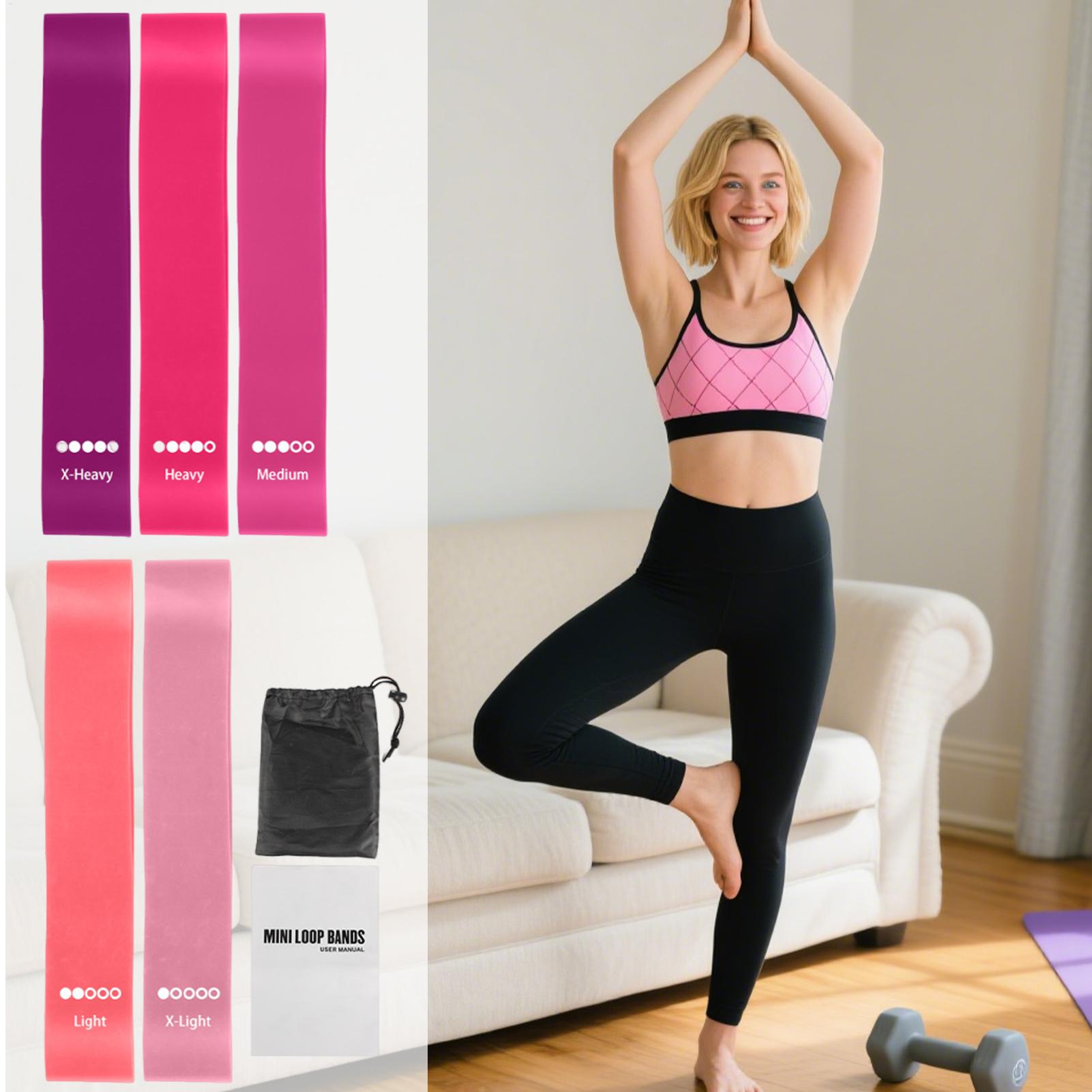 Pilates Yoga Diferencias - Bandas elásticas para ejercicio deportivo y