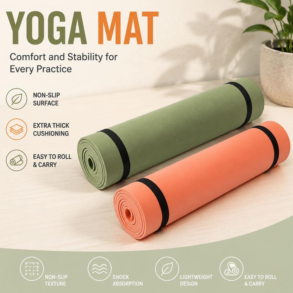 Colchonetas de Yoga de 180x50c - Pilates Yoga Matte reseña y precio