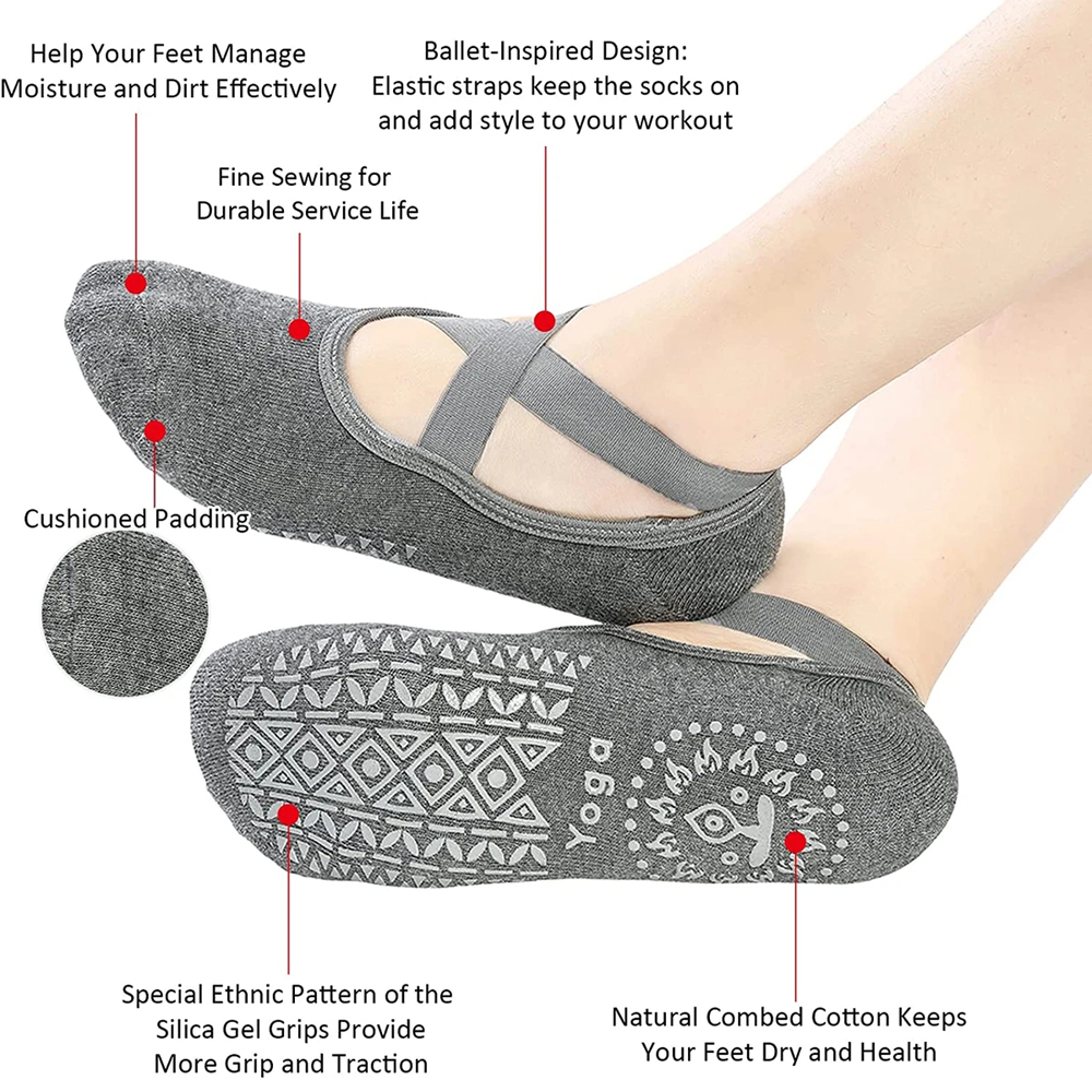1 par de calcetines de Yoga tr - Pilates Yoga Hose reseña y precio