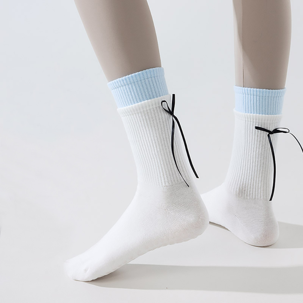 Calcetines de yoga de doble ca - Pilates Yoga Hose reseña y precio