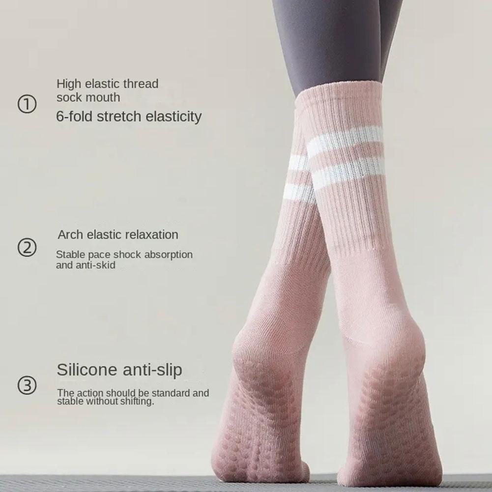 Calcetines deportivos de algod - Pilates Yoga Hose reseña y precio