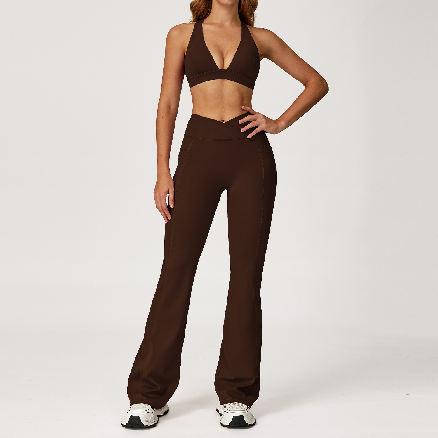 Conjunto Deportivo de 2 Piezas - Pilates Yoga Legging reseña y precio