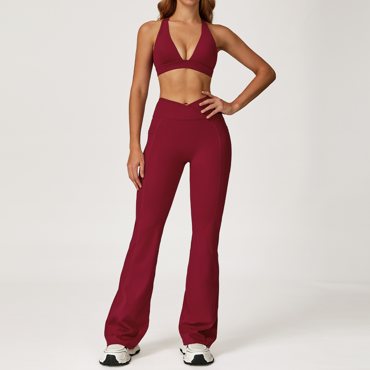 Conjunto Deportivo de 2 Piezas - Pilates Yoga Legging reseña y precio