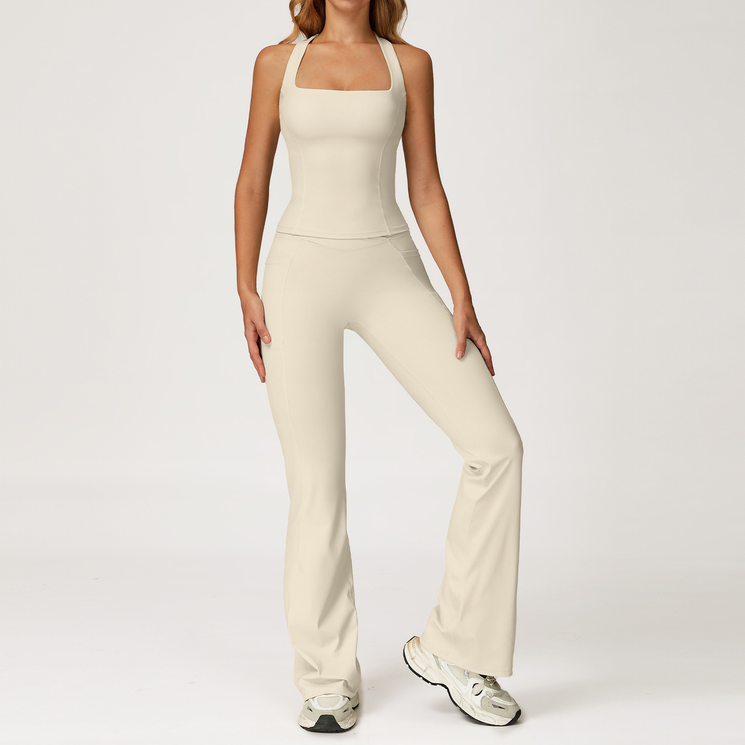 Conjunto Deportivo de 2 Piezas - Pilates Yoga Legging reseña y precio