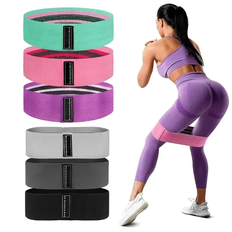 3 Bandas Elásticas de Tela par - Pilates Yoga Circle reseña y precio