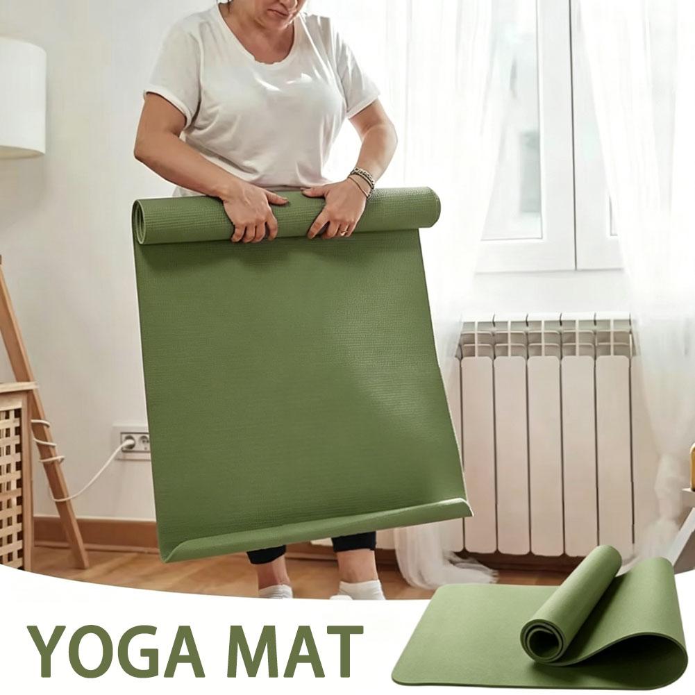 Esterilla de yoga gruesa antid - Pilates Yoga Matte reseña y precio