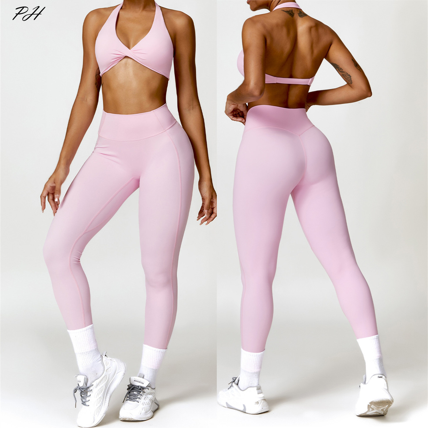 Conjunto de Yoga de 2 piezas p - Pilates Yoga Leggings reseña y precio