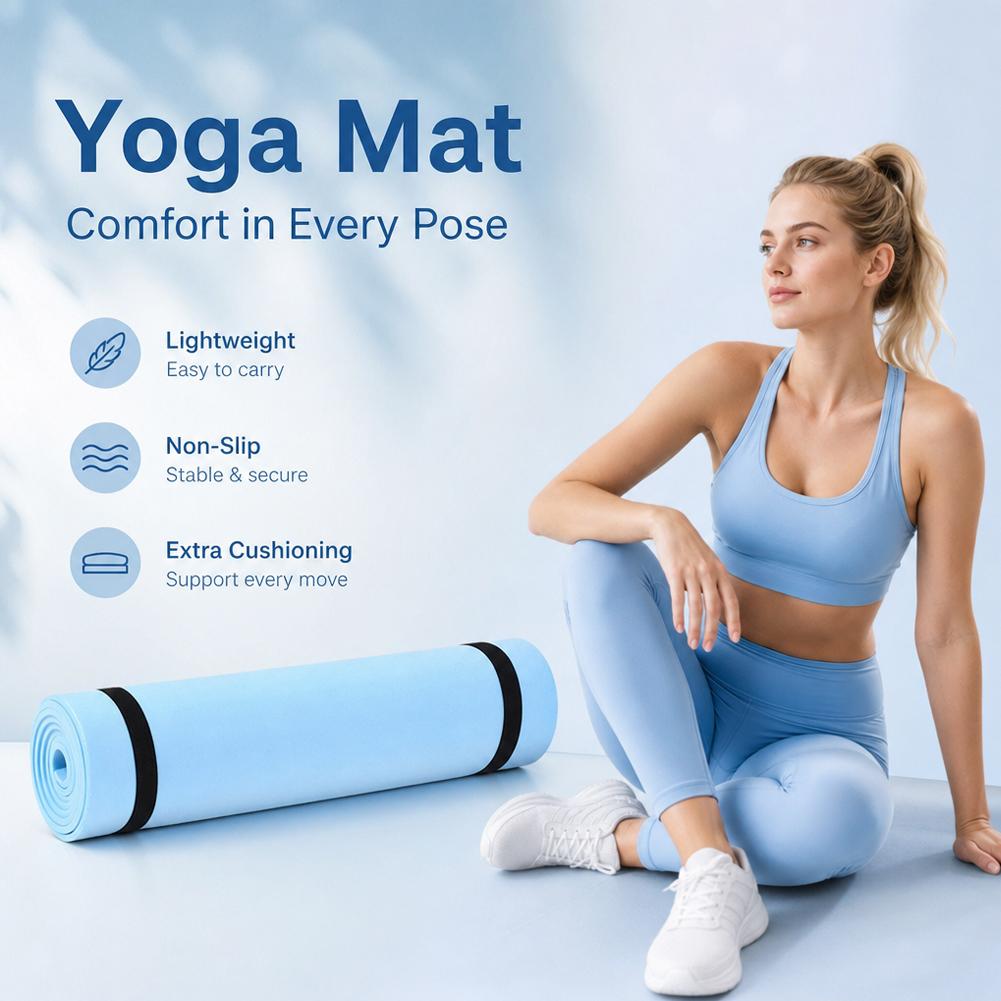 Esterilla de Yoga gruesa antid - Pilates Yoga Matte reseña y precio